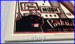 2012 Tav Falco & Panther Burns Concert Poster San Francisco Ca. Thee Parkside