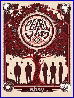 2013 Pearl Jam Band Munk One 10 Club Companion Concert Poster Ap/100 Signed Ap