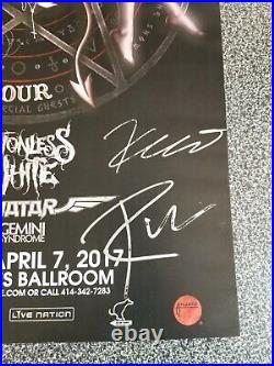 2017 In This Moment Autograph Concert Poster 11x17 Maria Brink