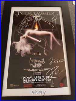 2017 In This Moment Autograph Concert Poster 11x17 Maria Brink