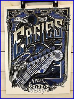 2018 Eagles North American Tour Limited Edition Concert Poster #1000 Charlotte