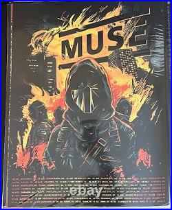 2023 MUSE Concert Poster Mint Condition Stored Flat Ships Rolled