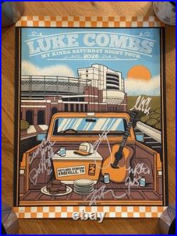 2026 Luke Combs Tennessee Stadium Signed Concert Poster Beckett Authentic Rare 2026 Luke Combs Tennessee Stadium Signed Concert Poster Beckett Authentic Rare