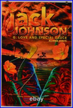 2 Jack Johnson Concert Posters BGP 289 + Signed Venue Specific Lake Tahoe Poster