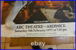 2x Original Vintage Jethro Tull Promo Concert Tour Posters Ardwick'77 Prog Rock