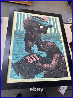 311 Concert Poster Signed By Entire Band Limited Edition 008/311