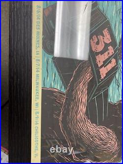 311 Concert Poster Signed By Entire Band Limited Edition 008/311