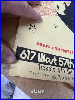 3 Vintage 1980S Original Concert Posters From The Famous Red Parrot