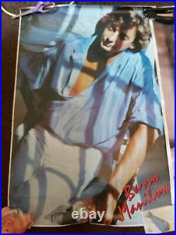3 x RARE Vintage 1980s Original Barry Manilow Posters & Concert Posters Joblot