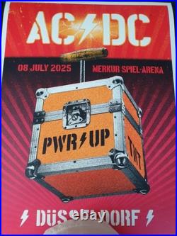 AC/DC Dusseldorf Germany 8 July 2025 Poster- Artist Proof #/20 signed + No