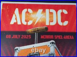 AC/DC Dusseldorf Germany 8 July 2025 Poster- Artist Proof #/20 signed + No
