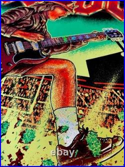 AC/DC Sparkle Foil Concert Poster x/100 Cleveland OH 5/28/25 PWR UP Huntington