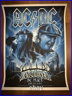 AC/DC Vancouver 2025 Concert Poster #104/477