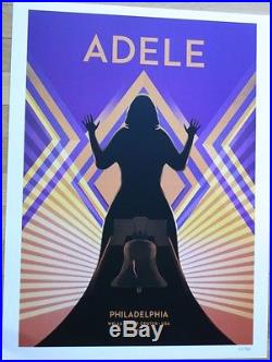ADELE Philadelphia Concert Poster Limited Edition of 150