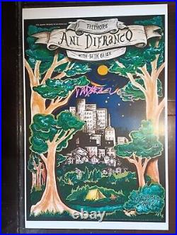 ANI DiFRANCO Signed Original Concert Poster 11x17in 2012 Only One I Have Left