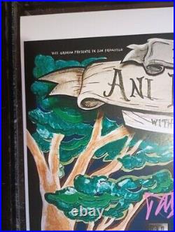 ANI DiFRANCO Signed Original Concert Poster 11x17in 2012 Only One I Have Left