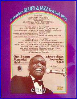 ANN ARBOR 1973 BLUES & JAZZ FESTIVAL concert program GARY GRIMSHAW RAY CHARLES