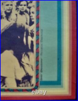 ANN ARBOR FREE CONCERTS 1974 Concert poster GARY GRIMSHAW 16x21