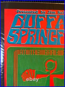 AOR 3.39 Buffalo Springfield Concert Poster Earl Warren 1967