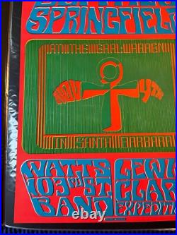 AOR 3.39 Buffalo Springfield Concert Poster Earl Warren 1967