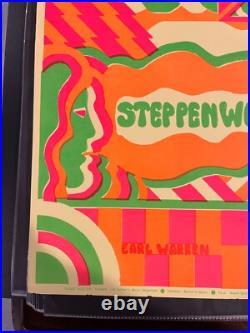 AOR 3.43 Electric Flag Earl Warren Concert Poster Steppenwolf Traffic