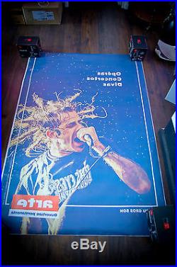 ARTE MUSIC ROCK CONCERT 4x6 ft Double Sided Original Advertising Poster