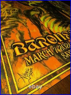 Acid Bath Baroness The Skull Concert Poster 2026 Starland Ballroom Authentic