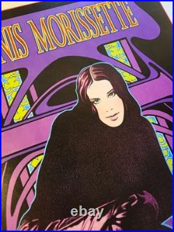 Alanis Morissette Concert Poster 1996 UNCUT Proof sheet Signed Bob Masse