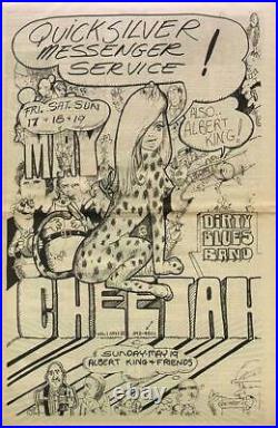 Albert King Quicksilver Concert Newspaper Ad Poster Masse 1968 Original