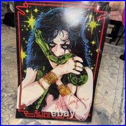 Alice Cooper 3-pack Poster Set From Concert Tour. 1 Is Signed In Red Sharpie