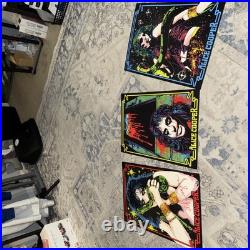 Alice Cooper 3-pack Poster Set From Concert Tour. 1 Is Signed In Red Sharpie