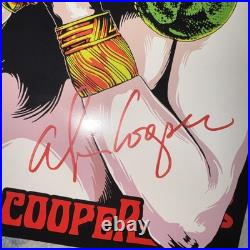 Alice Cooper 3-pack Poster Set From Concert Tour. 1 Is Signed In Red Sharpie