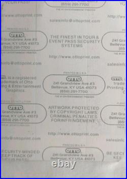 Alice Cooper Hand Signed concert poster, Backstage pass & Guitar Pick 2018 /2024