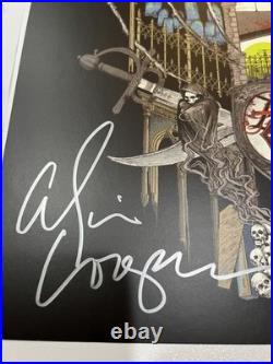 Alice Cooper Hand Signed concert poster Paranormal Tour 2017 Proof VIP Package