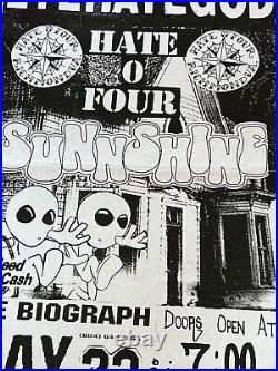 Aliens The Biography Richmond Virginia Hate of Four Original Concert Poster