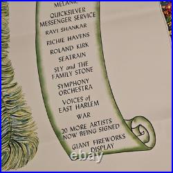 Allman Brothers Celebration of Life Music Festival 23x28.5 Concert Poster 1971