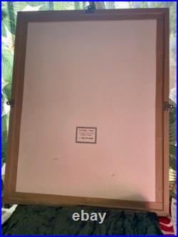 An original 1996 House of Blues Chicago Grand Opening Concert Poster. Framed