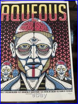 Aqueous Numbered And Signed Concert Poster 197/200