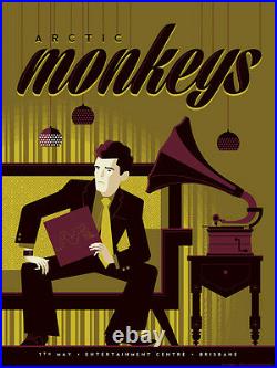 Arctic Monkeys Concert Poster Guy Tom Whalen AP Limited Edition of 12