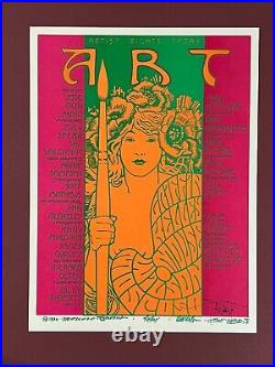 Artist Rights Today Concert Poster 1986 Jesse Colin Young, Signed by Mouse