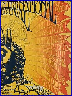Atlanta Pop Festival Led Zeppelin Janis Joplin Cta Winter 1969 Original Poster
