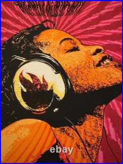 Audioslave Concert Poster 2005 Austin Texas-Rare Signed and Numbered X/12