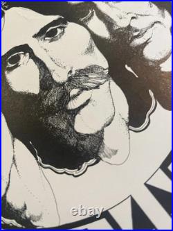 Authentic 1969 Three Dog Night Concert poster Cincinatti, Ohio