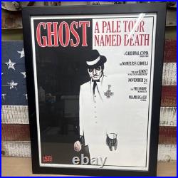 Authentic GHOST Concert Poster Cardinal Copia Miami Florida Signed Numbered READ