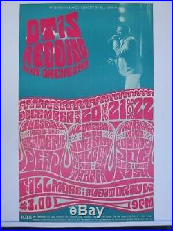 BG43-OP1 Otis Redding Grateful Dead Fillmore Concert Poster Bill Graham