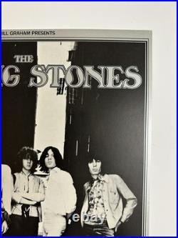 BG 201 ROLLING STONES 1969 Randy Tuten SIGNED Near Mint concert poster SALE