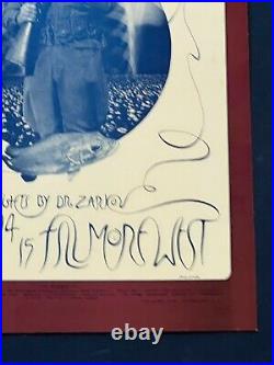 BG 217 Original Country Joe Duck Hunting Concert Poster from 1970 Fillmore