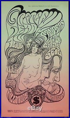 BG 62 Grateful Dead Paupers 1967 Wes Wilson Fillmore Concert Poster
