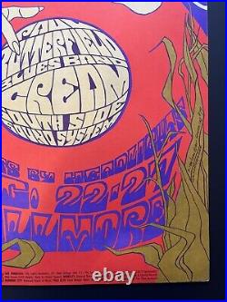BG-79 Cream Concert Poster Fillmore Bill Graham Paul Butterfield Blues Band