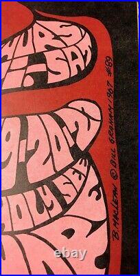 BG-89 Fillmore Auditorium 1967 Concert Poster Eric Burden & Animals Mother Earth
